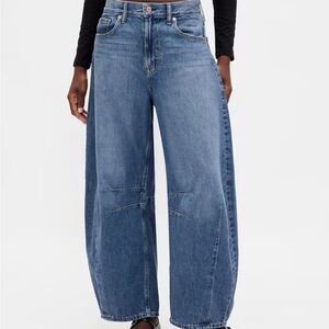 Gap high rise horseshoe jeans